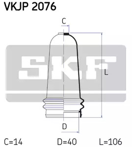 Фото VKJP2076 Комплект пыльника SKF {forloop.counter}}